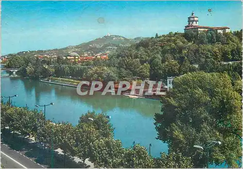 Cartes postales moderne Turin Monte dei Cappuccini et Superga