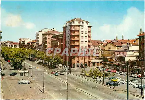Cartes postales moderne Torino Place Sabotino et Cours Peschiera Automobile