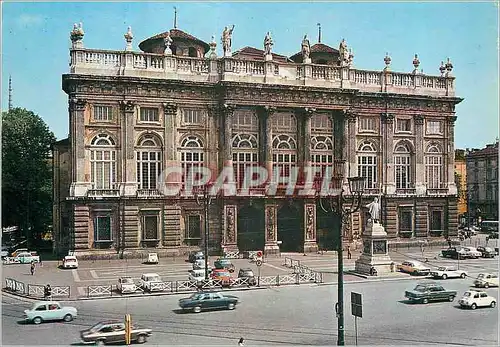 Cartes postales moderne Torino Place Castello Palais Madama