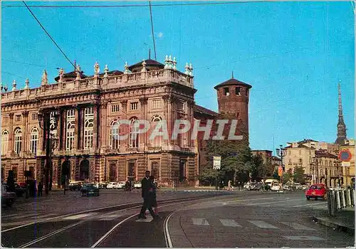Cartes postales moderne Torino La Place du Chateau