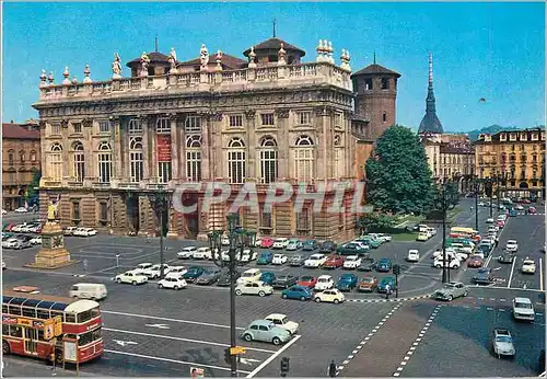 Moderne Karte Turin Castello Palais Madama el Mole Antonelliana