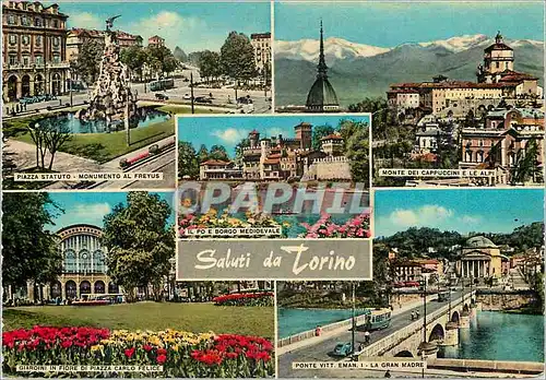 Cartes postales moderne Saluti da Torino