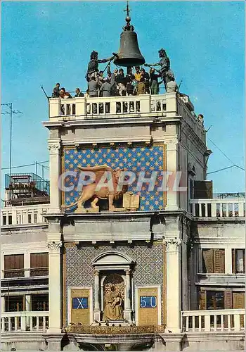 Cartes postales moderne Venezia Tour de l'Horloge (detail) Lion