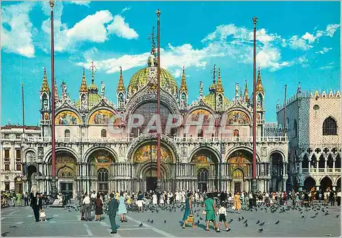 Cartes postales moderne Venezia Basilique de S Marco