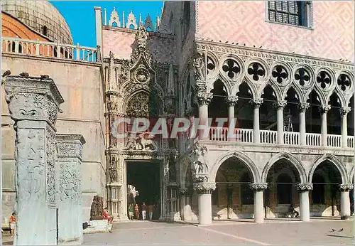Cartes postales moderne Venezia Palais Ducal Porte du Papier