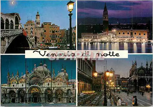 Moderne Karte Venezia di Notte