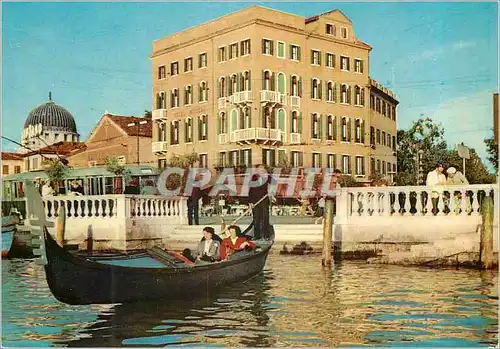 Moderne Karte Venezia Lido Luci e Colori d'Italia Approdo e Hotel Riviera Bateau