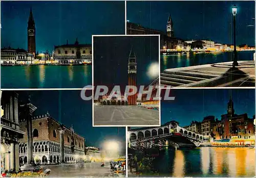 Moderne Karte Venise de nuit