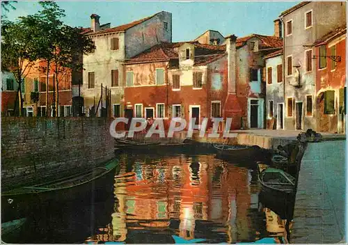 Cartes postales moderne Venezia Luci e Colori d'Italia Les Iles Burano