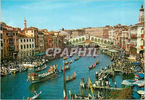 Cartes postales moderne Venezia Regate Historique Bateaux