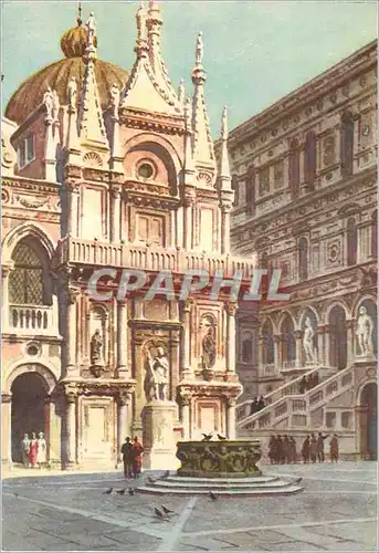 Cartes postales moderne Venezia La Cour du Palais Ducal