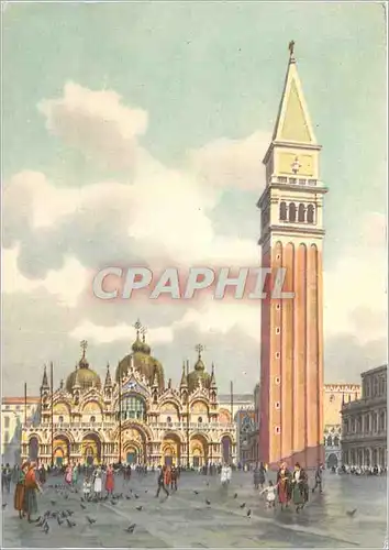 Cartes postales moderne Venezia Place St Marc