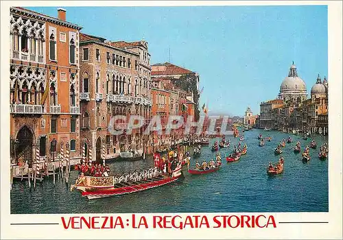 Moderne Karte Venise La Regate Baetaux