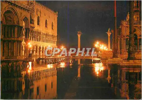 Moderne Karte Venezia Acqua alta La Nuit