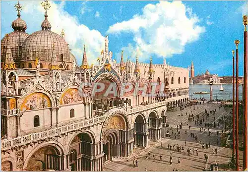 Moderne Karte Venezia Basilique de St Marc Palais Ducal Ile S Giorgio