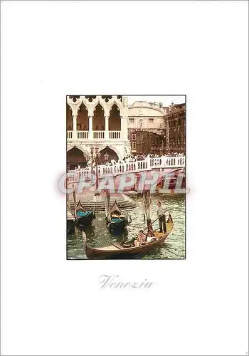 Cartes postales moderne Venezia Bateau