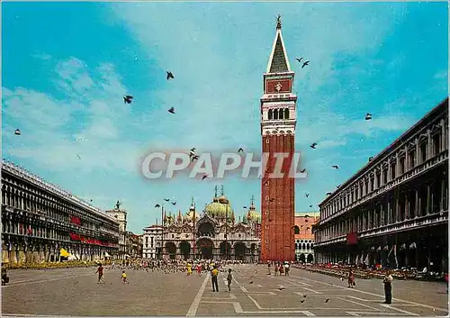 Cartes postales moderne Venezia Place Saint Marc