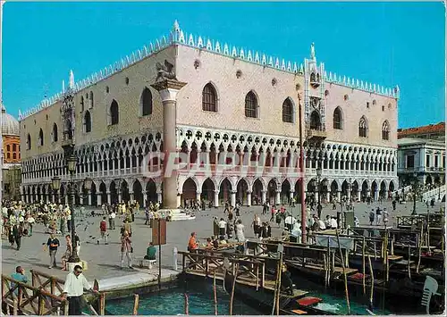 Cartes postales moderne Venezia Palais Ducal Bateaux
