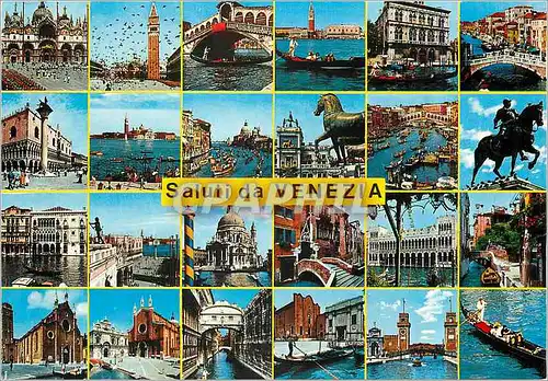 Moderne Karte Saluti da Venezia