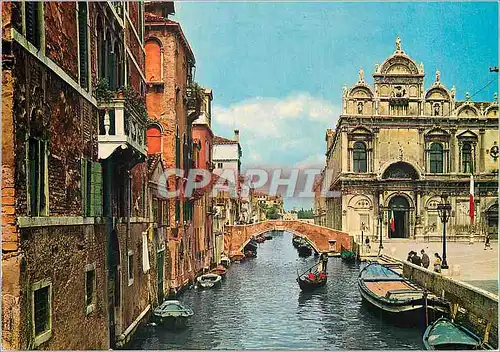 Cartes postales moderne Venise Rio del Mendicanti Bateaux