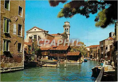 Cartes postales moderne Venezia Chantier de St Trovaso