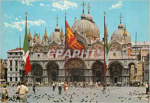 Cartes postales moderne Venezia Basilique de St Marc