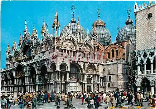 Moderne Karte Venezia Basilique St Marc