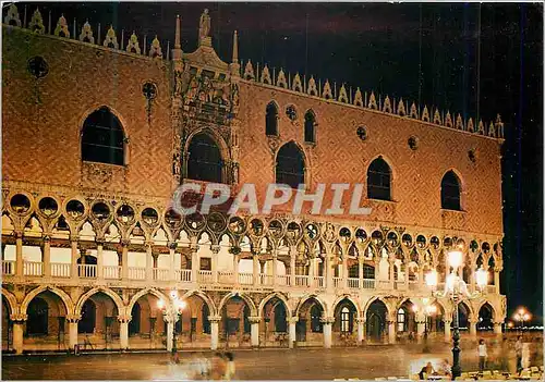 Moderne Karte Venezia Palais des Doges Nocturne