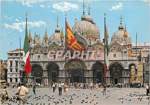 Moderne Karte Venezia Basilique de St Marc
