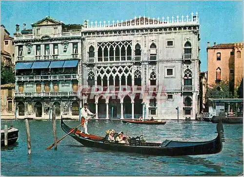 Cartes postales moderne Venezia Bateau