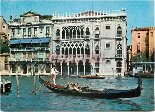 Moderne Karte Venezia Bateau