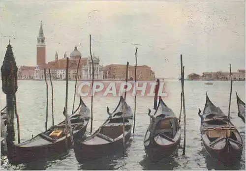 Cartes postales moderne Venezia Gondole con Isola di S Giorgio