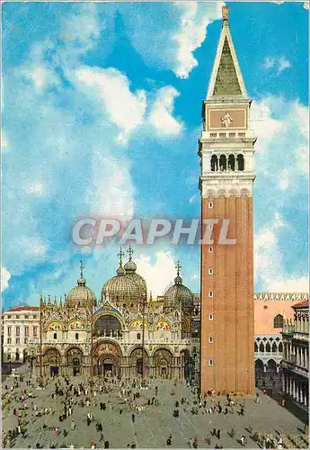 Moderne Karte Venezia Eglise St Marc