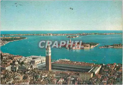 Moderne Karte Venezia Vue aerienne