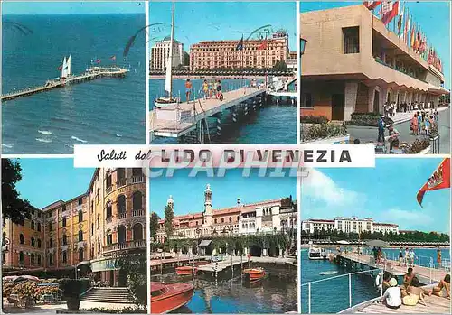 Cartes postales moderne Saluti dal Lido di Venezia