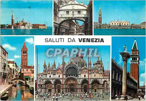 Cartes postales moderne Saluti da Venezia