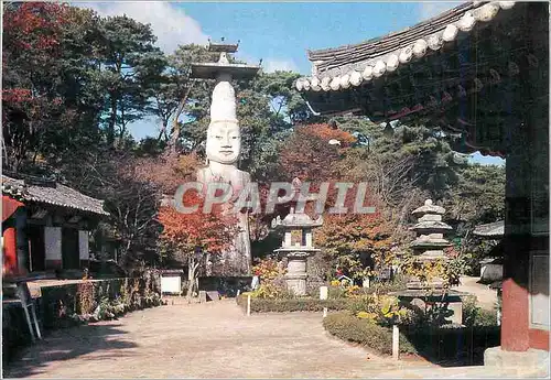 Cartes postales moderne Korea A View of Gwanchog sa Temple