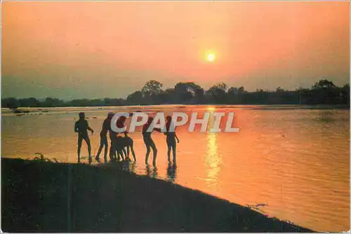 Cartes postales moderne Afrique Coucher du Soleil