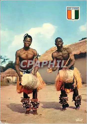 Cartes postales moderne Republique de la Cote d'Ivoire Danseurs Baoules