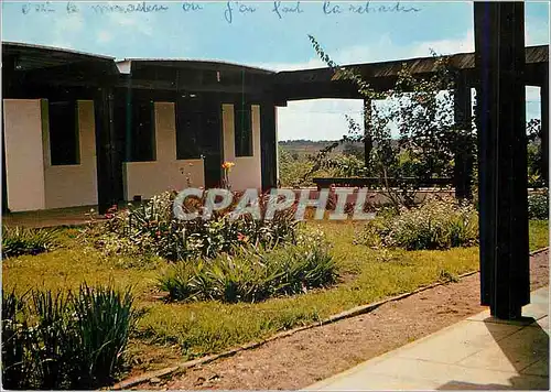 Moderne Karte Bouake (Cote d'Ivoire) Le Monastere de la Bonne Nouvelle la Cour Interieure