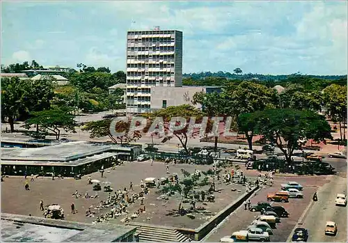 Cartes postales moderne Abidjan Republique de la Cote d'Ivoire Le Marche L'Hotel de Ville