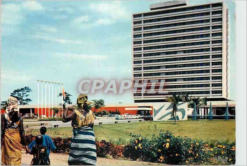 Moderne Karte Republique De La Cote D Ivoire L Hotel D Ivoire Nr Dqcz45 Oldthing Ansichtskarten Elfenbeinkuste