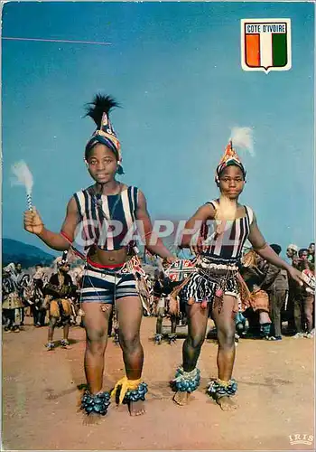 Cartes postales moderne Republique de la Cote d'Ivoire Danse Blankouma