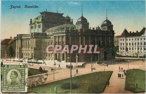 Cartes postales Zagreb Kazaliste
