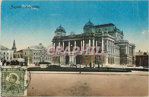 Cartes postales Zagreb Kazaliste