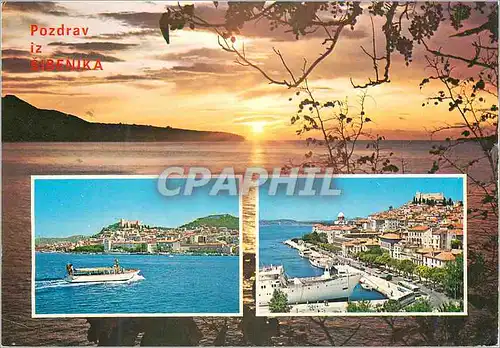 Cartes postales moderne Pozdrav iz Sibenika