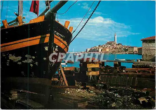 Cartes postales moderne Rovinj Bateau