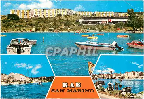 Cartes postales moderne Rab San Marino Bateau