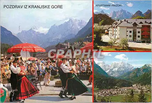 Cartes postales moderne Pozdrav iz Kranjske Gore  Folklore