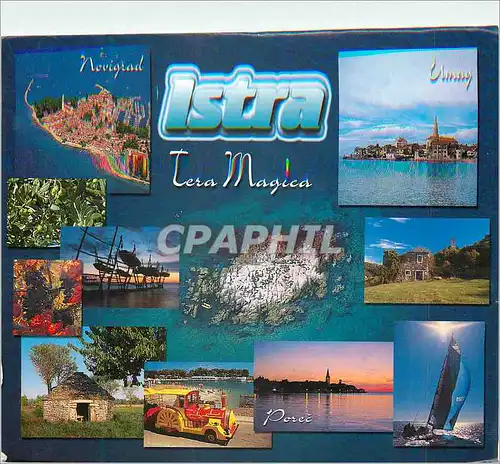 Cartes postales moderne Istra Hrvatska Tera Magica Train